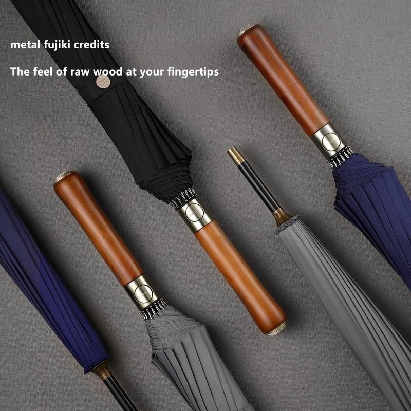 مظلة أوتوماتيكية بمقبض خشبي، 1 - مراجعة Golf Umbrella وسعره
