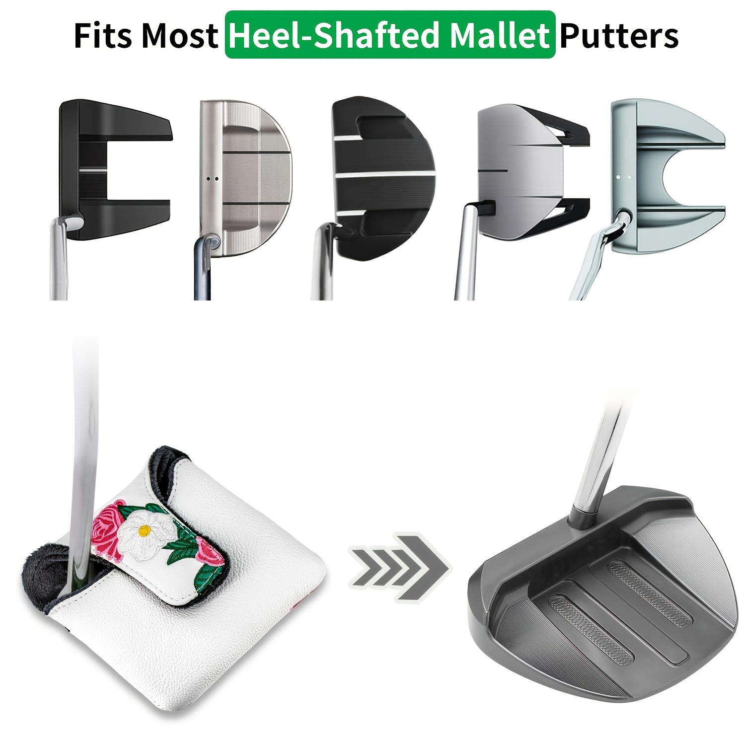 غطاء مغناطيسي واحد من مادة الب - مراجعة Golf Putter وسعره