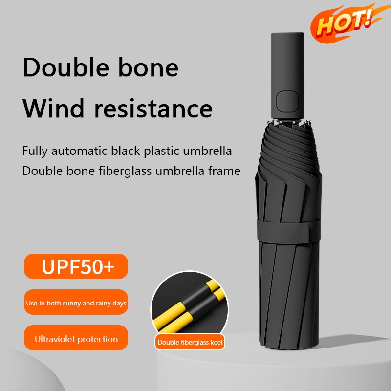 مظلة أوتوماتيكية 24 عظمة بلون  - مراجعة Golf Umbrella Large وسعره
